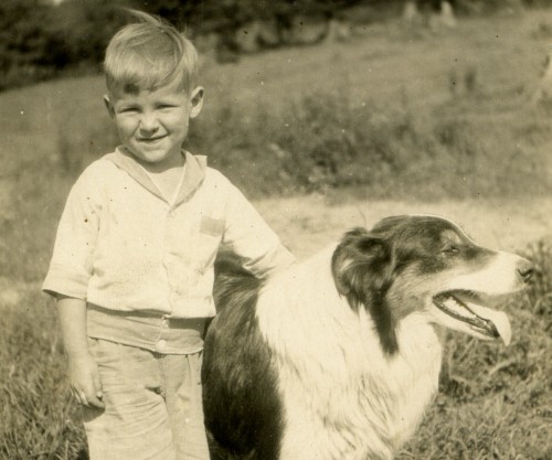 Jack as a child (circa 1930) in Walkerville, now part of Windsor ON.